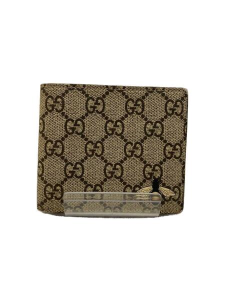 GUCCI(グッチ) ⁄ GGスプリーム⁄ ビープリント⁄蜂⁄2つ折り財布 GUCCI