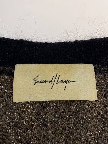 Second/Layer セカンドレイヤー　ウールカーディガン 中古・古着通販】SECOND/LAYER (セカンドレイヤー) モヘヤブレンド