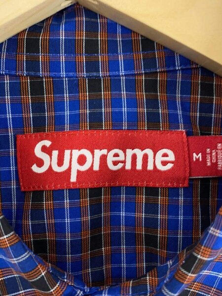 supreme 25ss mini plaid shirt トップス supreme 25SS Mini Plaid S/S