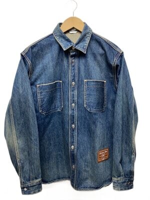 Dior homme コットン　ライダースジャケット　シャツ Dior HOMME ディオールオム Homme 14SS レザー シングルライダース
