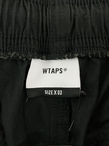 25WVTD-PTM01S L 03ショートパンツ WTAPS(ダブルタップス) / ショートパンツ/3/コットン/BLK/251WVDT