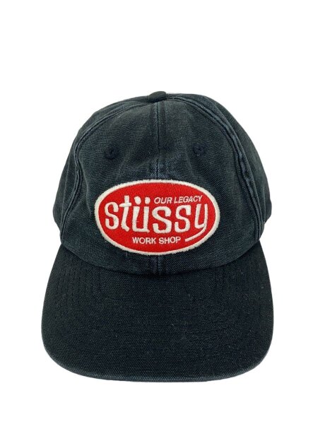 STUSSY(ステューシー) / ×OUR LEGACY/WORK SHOP CAP/--/コットン/BLK