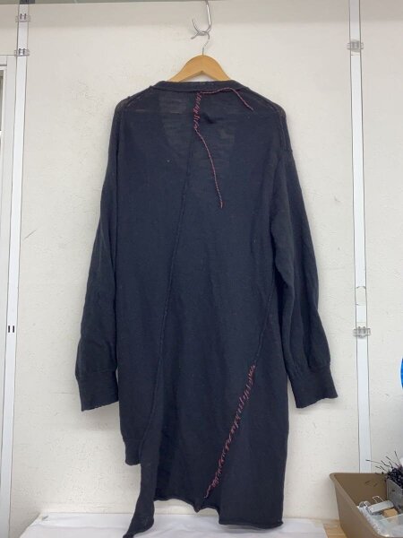 YOHJI YAMAMOTO(ヨウジヤマモト) / カーディガン(厚手)/3/ウール/BLK