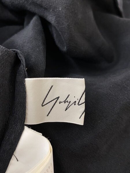 07SS YohjiYamamoto ノースリーブ シルク レース ブラウス 07SS