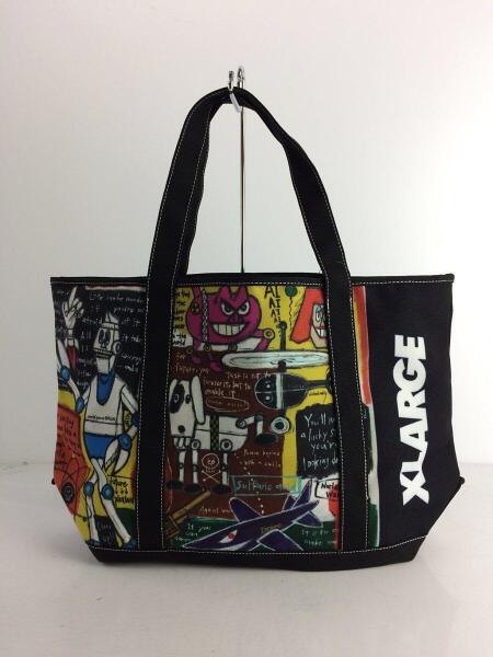 X-LARGE(エクストララージ) / トートバッグ/--/BLK/総柄 | 中古品の 