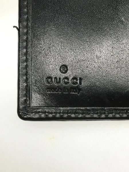 GUCCI(グッチ) / 2つ折り財布/--/BLK/無地/メンズ/035・0416・2166