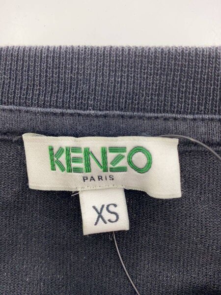 KENZO(ケンゾー) / Tシャツ/XS/コットン/BLK/F952TS783985/Sport Lined