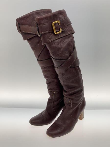 Chloe(クロエ) / ロングブーツ/37/BRW/レザー | 中古品の販売・通販 