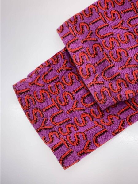 STUSSY(ステューシー) / 長袖Tシャツ/M/コットン/PUP/総柄/1140313