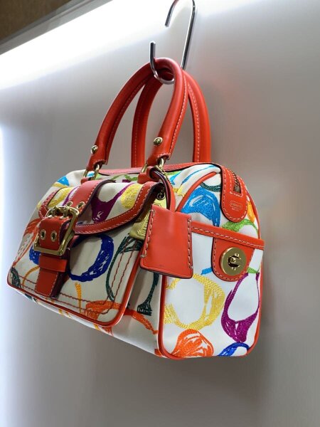 COACH(コーチ) / ハンドバッグ/--/マルチカラー/総柄/m04k-1857 | 中古 