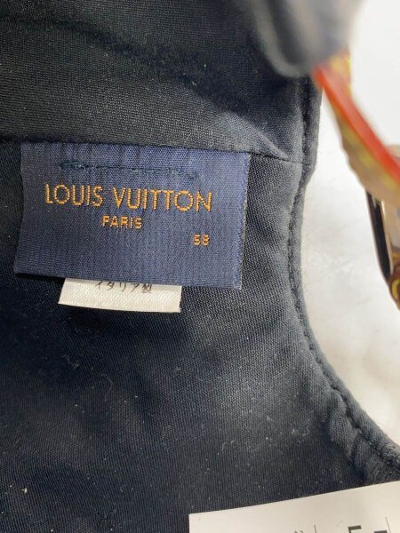 LOUIS VUITTON(ルイヴィトン) / キャップ/FREE/牛革/BLK/メンズ | 中古