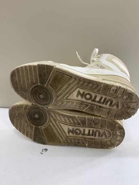 LOUIS VUITTON / ハイカットスニーカー/UK7.5/BEG/スウェード/1A7P25 LOUIS VUITTON(ルイヴィトン) / ハイカットスニーカー/UK7.5/BEG