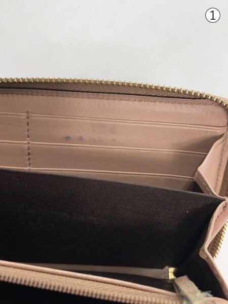 GUCCI(グッチ) / 長財布_ニース_マイクログッチシマ/レザー/BEG