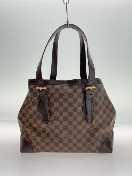 LOUIS VUITTON◇ハムステッドMM_ダミエ・エベヌ/PVC/BRW// LOUIS