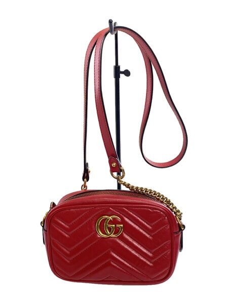 GUCCI(グッチ) / ショルダーバッグ_GGマーモント_キルティング/レザー 