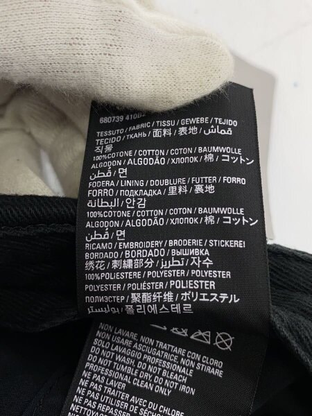 BALENCIAGA(バレンシアガ) / キャップ/S/コットン/BLK/無地/レディース