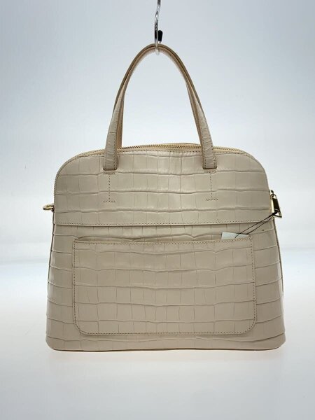 FURLA(フルラ) / パイパーハンドバッグ/レザー/クロコ型押し/CRM 