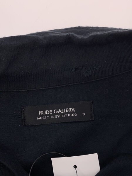 RUDE GALLERY(ルードギャラリー) / 長袖シャツ/3/レーヨン/BLK