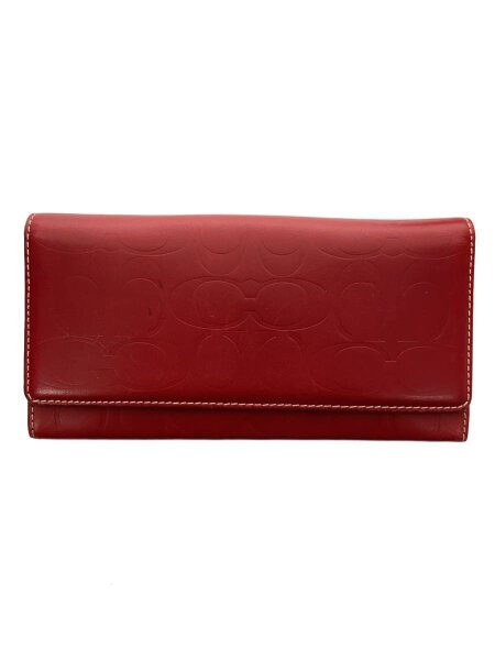 COACH(コーチ) / 長財布/--/RED/レディース// | 中古品の販売・通販 
