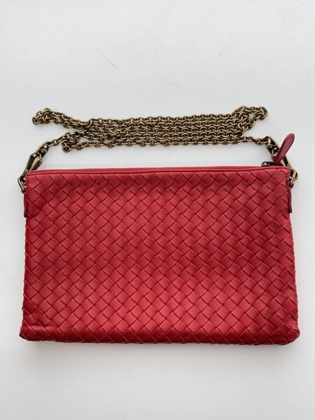 BOTTEGA VENETA(ボッテガヴェネタ) / ショルダーバッグ/レザー/RED 
