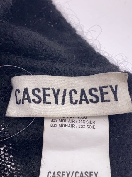CASEY CASEY(ケーシーケーシー) / ニットキャップ/--/モヘア/BLK