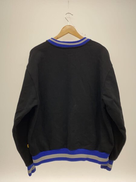 FR2(エフアールツー) / V-neck Line Rib Sweatshirt/コットン/BLK 