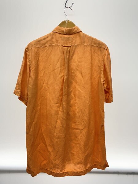 POLO RALPH LAUREN / シルク混/開襟シャツ/M/リネン/ORN/無地 POLO RALPH LAUREN(ポロラルフローレン) / シルク混/開襟シャツ/M