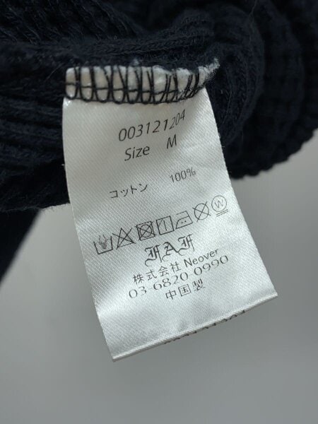 Fake Ass Flowers / ocket Thermal Shirt/M/コットン/BLK/003121204 Fake Ass Flowers(フェイクアスフラワーズ) / ocket Thermal Shirt/M