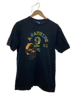 A BATHING APE(アベイシングエイプ) / Tシャツ/コットン/BLK/ブラック