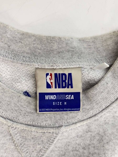 WIND AND SEA(ウィンダンシー) / スウェット/M/コットン/GRY/WDS-C-NBA