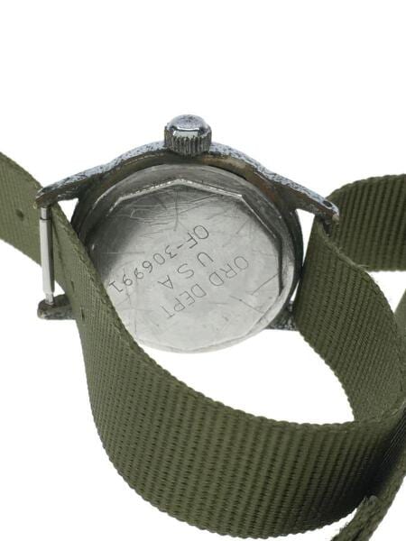 ELGIN◇手巻腕時計/アナログ/ナイロン/GRN/MIL-W-3318A ELGIN(エルジン