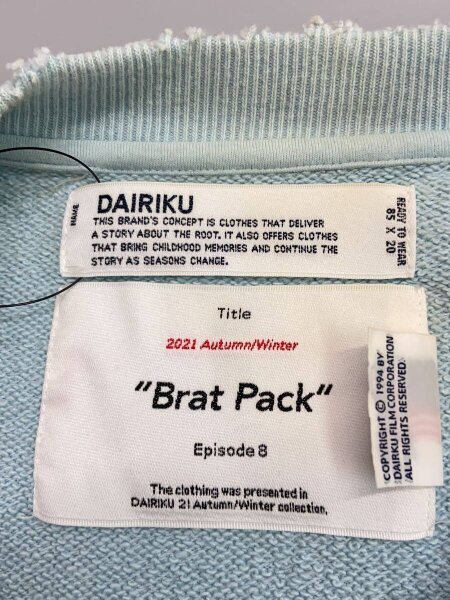 DAIRIKU(ダイリク) / スウェット/M/コットン/BLU/21AW C-3 | 古着の