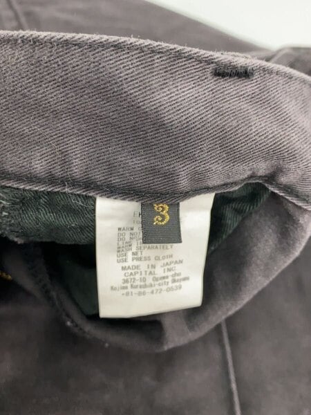 KAPITAL(キャピタル) / ボトム/L/コットン/BLK/無地/EK-1739LP | 古着