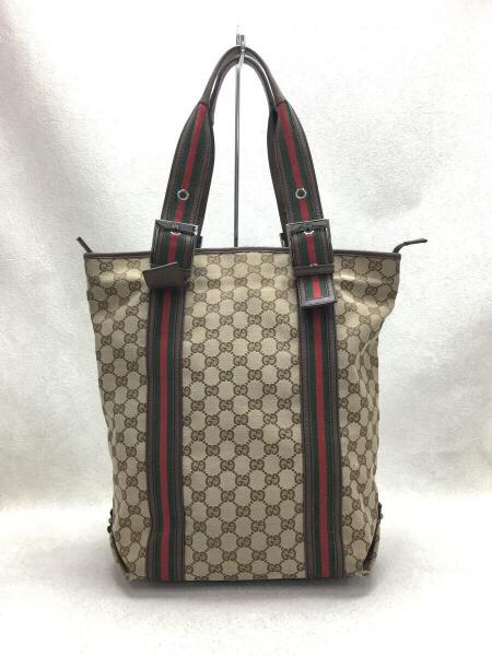 GUCCI(グッチ) / 角解れ有/シェリーライン/トートバッグ/GGキャンバス