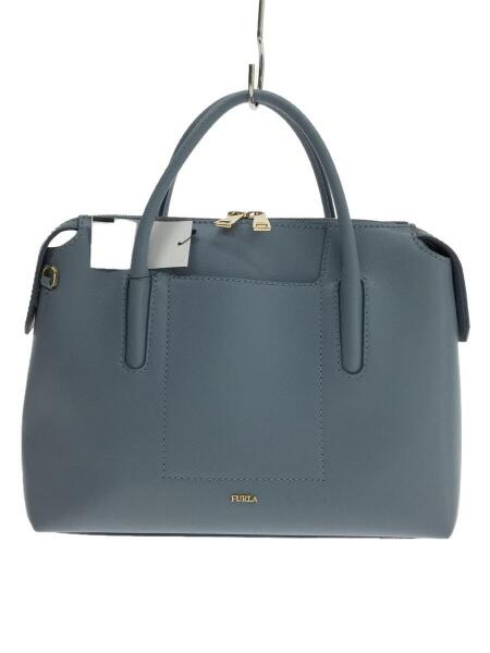 【新品・未使用】FURLA レザーハンドバッグ FURLA(フルラ) / ハンドバッグ/レザー/BLU/無地/1051254 | 中古