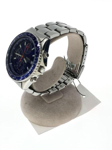 SEIKO(セイコー) / クォーツ腕時計/アナログ/ステンレス/BLU/SLV/SS