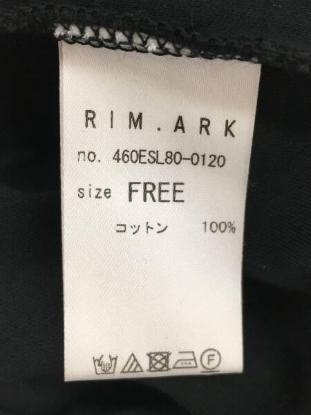 RIM.ARK / 長袖ワンピース/FREE/コットン/BLK/460ESL80-0120 RIM.ARK(リムアーク) / 長袖ワンピース/FREE/コットン/BLK/460ESL80