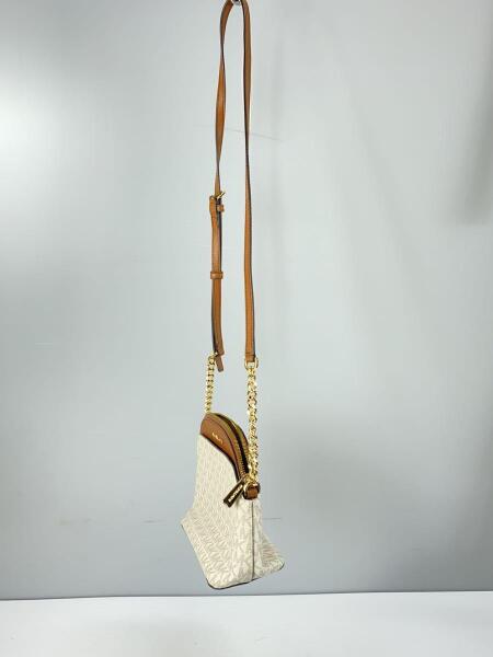 MICHAEL KORS◇ショルダーバッグ/PVC/WHT/総柄/DC-2211 MICHAEL KORS