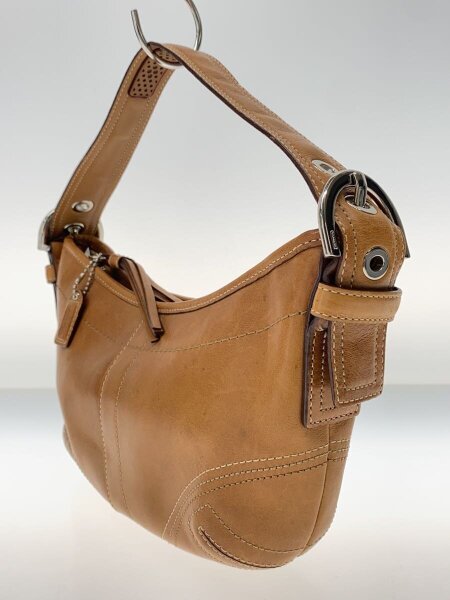 COACH(コーチ) / ショルダーバッグ_ベージュ/レザー/CML/無地 COACH(コーチ) / ショルダーバッグ_ベージュ/レザー/CML/無地