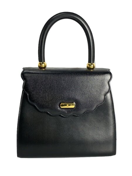 HANAE MORI(ハナエモリ) / ハンドバッグ/--/BLK/無地 | 中古品の販売 