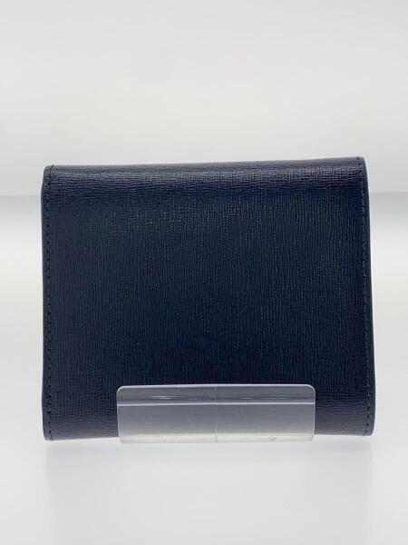 EMPORIO ARMANI(エンポリオアルマーニ) / 3つ折り財布/レザー/NVY/無地 