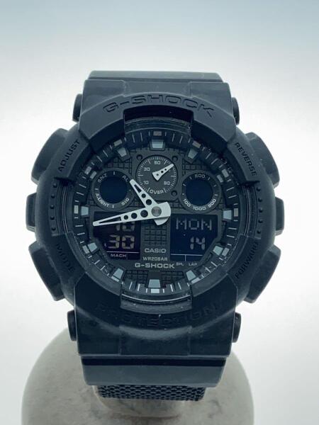 CASIO(カシオ) / G-SHOCK/クォーツ腕時計/デジアナ/BLK/BLK/GA-100BBN 