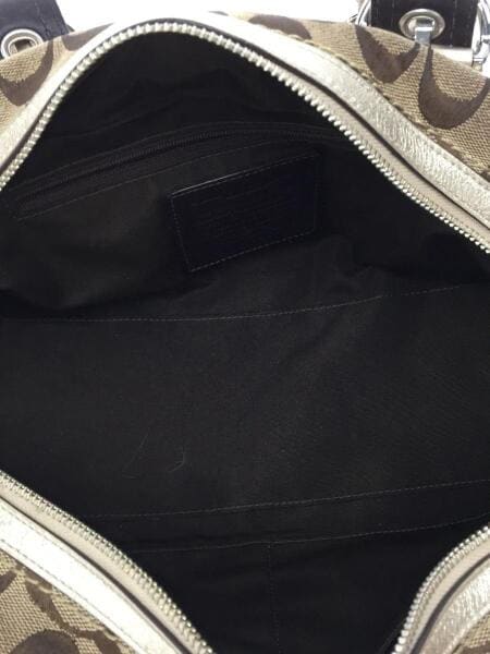 コーチ F12317 シグネチャー ハンドバッグ レザー キャンバスパッチワーク COACH(コーチ) / サッチェル_パッチワークシグネチャー_ベージュ