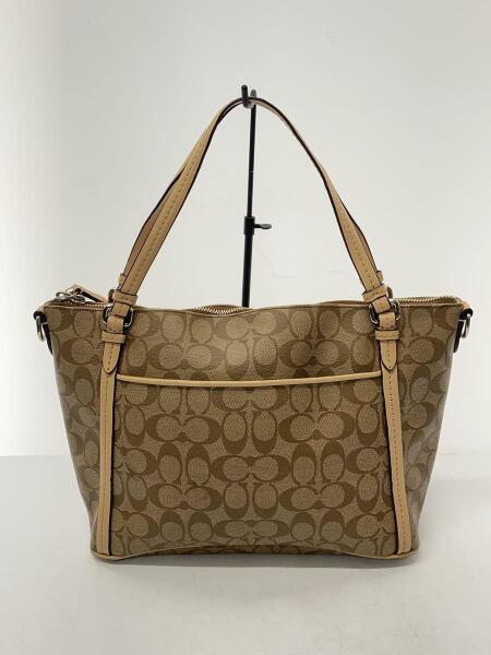 COACH(コーチ) / シグネチャートートバッグ/キャンバス/BRW/F28366 