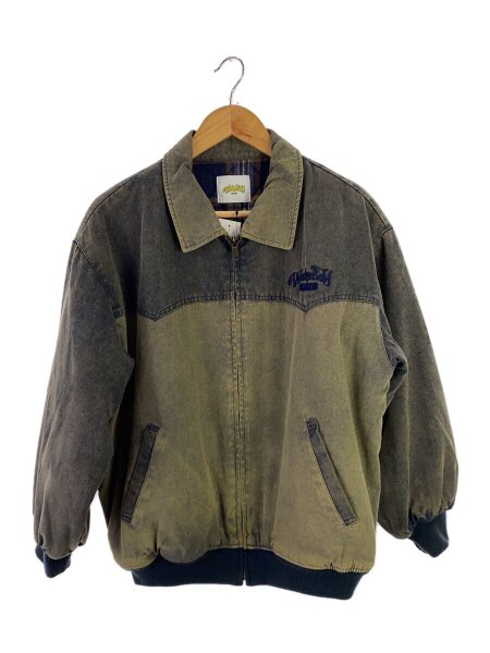 Wudge Boy(ワッジボーイ) / bi-color duck work jacket/M/コットン/KHK 