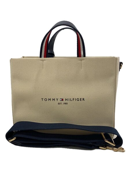 TOMMY HILFIGER(トミーヒルフィガー) / トートバッグ/キャンバス/BEG 
