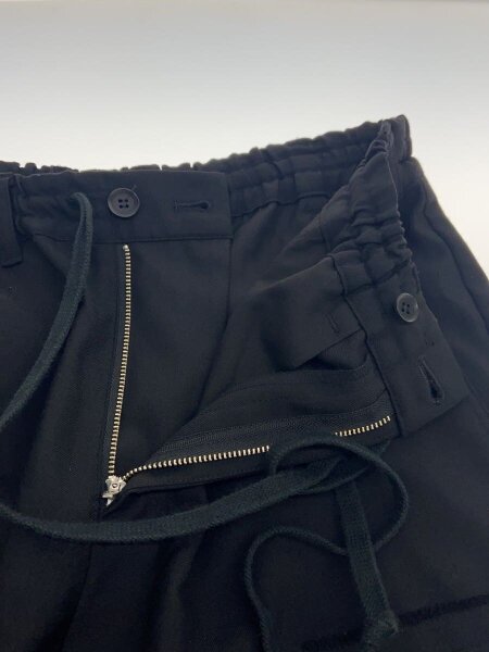 グラウンドワイ GA-P21-100 Military Cargo Pants 3 Ground Y(グラウンドワイ) / Military Cargo Pantsツ/3/ウール/BLK/GA