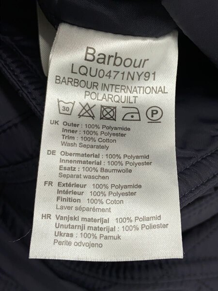 Barbour(バブアー) / キルティングジャケット/36/ポリエステル/NVY