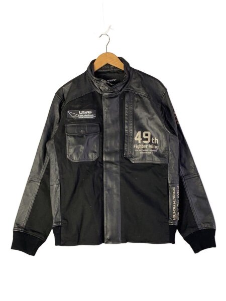 LEATHER MIX NIGHTHAWK/レザージャケット・ブルゾン/XL AVIREX(アヴィレックス) / LEATHER MIX NIGHTHAWK/レザージャケット