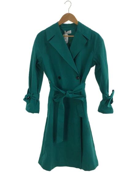 PLST(プラステ) / トレンチコート/M/ポリエステル/グリーン/緑/12  